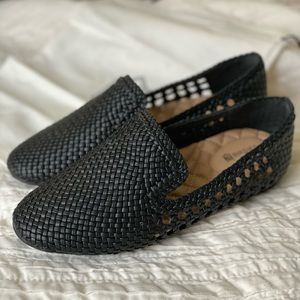 Birdies - The Woven Starling - Black Vegan Leather